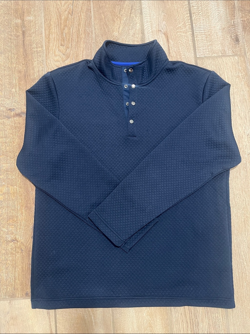🖤 Quieti | Size L | Navy Quarter-Snap Pullover Sweatshirt/Sweater
